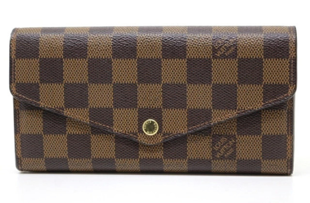 LOUIS VUITTON Portefeuille Sarah Long Wallet Damier